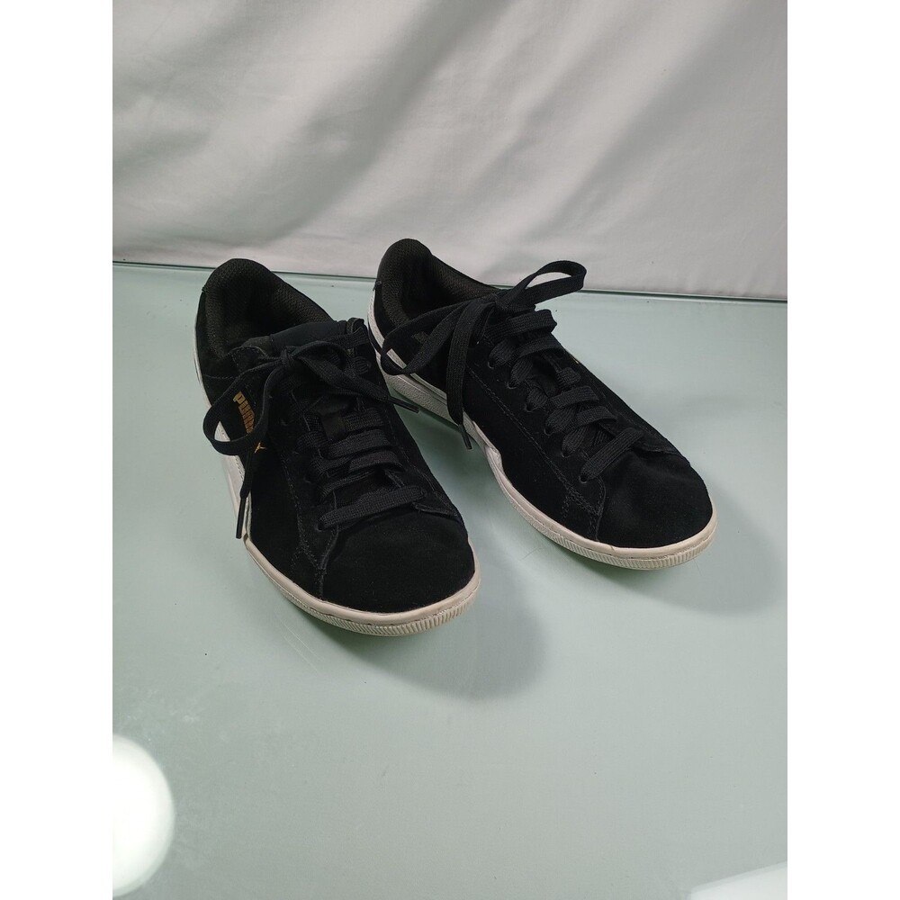 Size 7.5 - Puma Vikky Black / White 362624-02